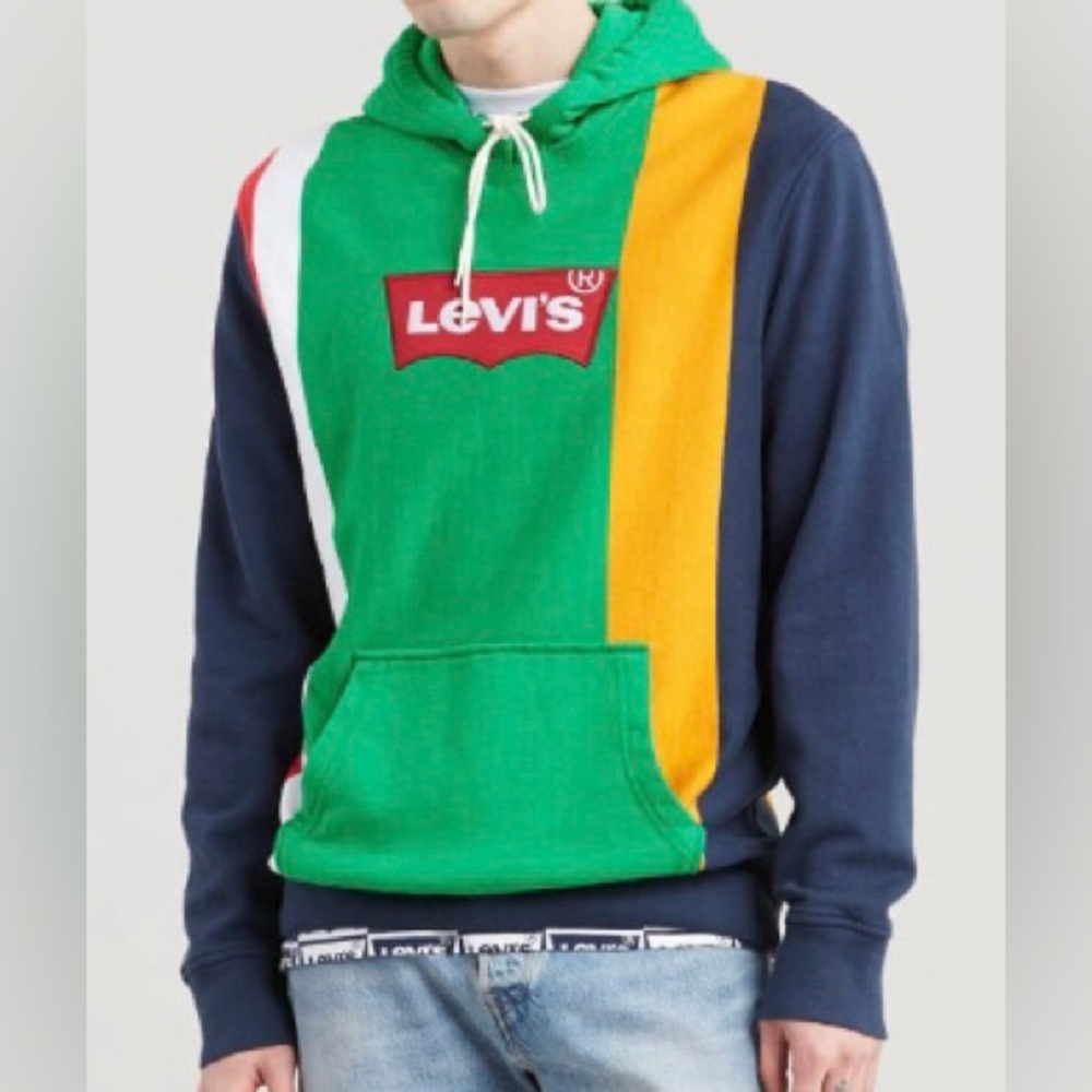 Levi’s Throwback Cor Block Hoodie ✨ Men's Size Medium ✨ Vintage Style Sweatshirt